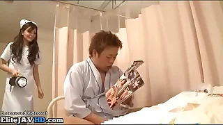 Japanese nurse caughts patient masturbating